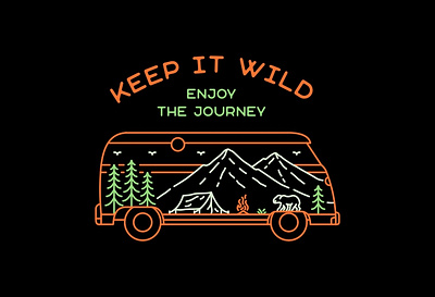 Keep It Wild 3 adventure bear camper van camping cars explore forest hiking holiday landscape mountain national park nature outdoors summer travel vacation van wanderlust wildlife