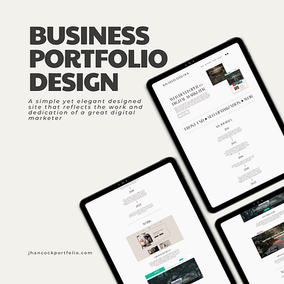 Website Design: Portfolio branding design typography ui ux