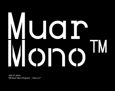 Muar Mono™ Font animation branding design graphic design illustration vector