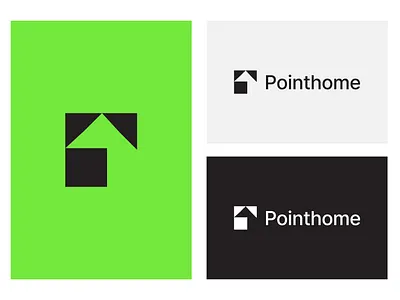 Pointhome - Real estate logo design. branding building company logo construction logo creative logo home house logo illustration logo logobrand logodesigner logotype minimal logo minimalist modern logo p logo property real estate realtor ui