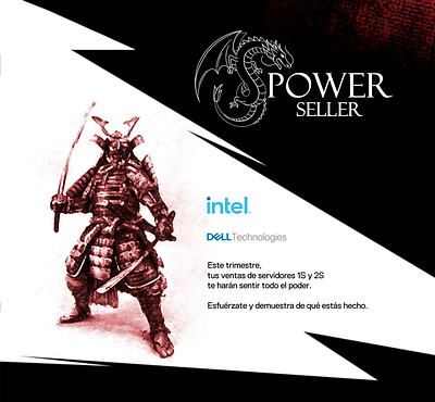Power week - Dell internal campaign design graphic design illustration mailing