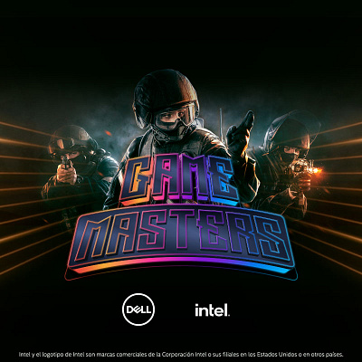 Dell internal campaign - Game masters - Twitch branding design graphic design illustration mailing