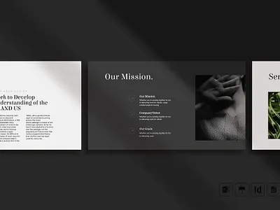 Aber Minimal PowerPoint Template #2 app branding design graphic design illustration logo typography ui ux vector