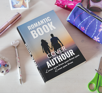 Romantic book cover design book cover book cover design book covers branding design graphic design illustration kdp logo romantic book cover design ui