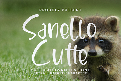 Sanello Cutte - Cute Handwritten Font symbol