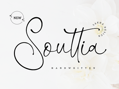 Souttia Handwritten Font beautiful