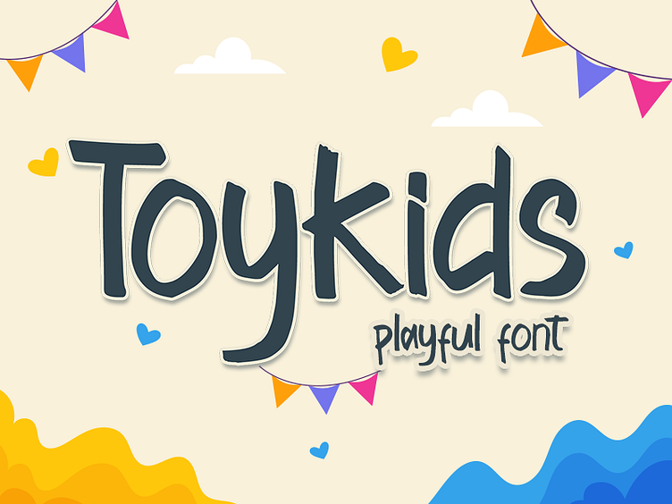 Toy Kids Display Font by Alif Ryan Zulfikar on Dribbble