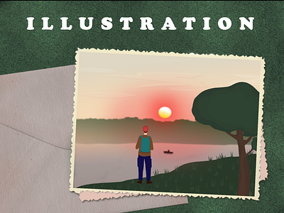 Illustration - Sunset design graphic design illustration minimal vector