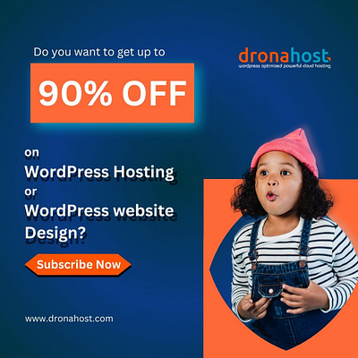 Get 90% off on Hosting and Designs at dronahost.com banner branding canva design facebook graphic design instagram socialmediadesign template trendingdesign