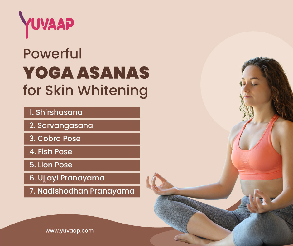 Yoga for Skin Whitening and Inner Beauty by Yuvaap FindYourY on Dribbble