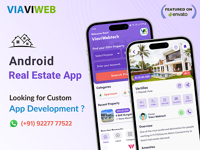 Android Real Estate App | Property App | VIAVIWEB android app android real estate app androidrealestateapp mobile application development property property app real estate real estate app