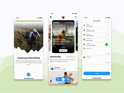 Sports Buddy App Homepage activity app app design branding case study chat connect design figma homepage landing page logo onboarding share sports sportsbuddy sportsbuddyapp travel ui ux