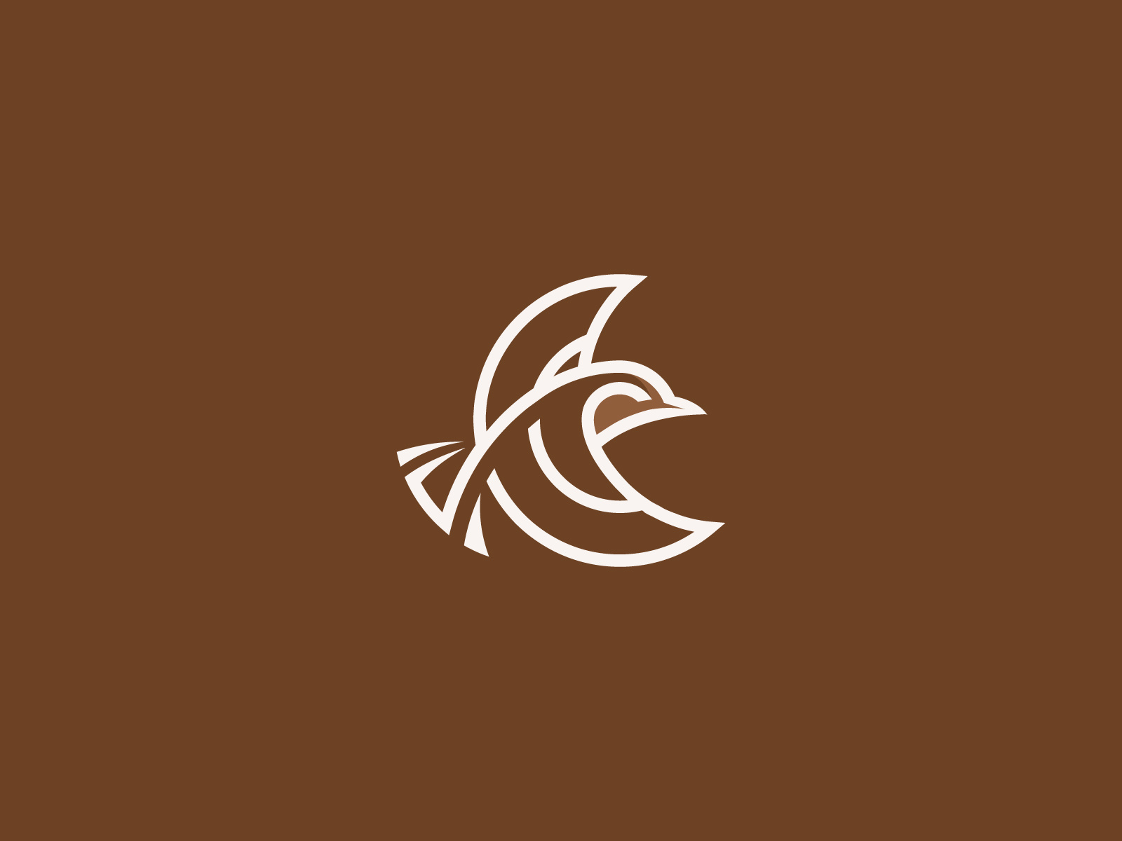 Moon Bird Logo by DAINOGO on Dribbble