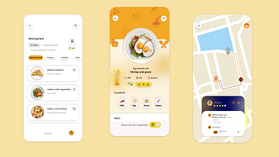 Foodie Feast - Delectable Food App UI 3d animation branding design graphic design illustration logo motion graphics responsive design ui ux vector