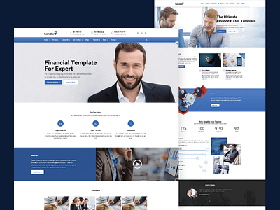 Finance Business HTML Template - Sanders responsive html