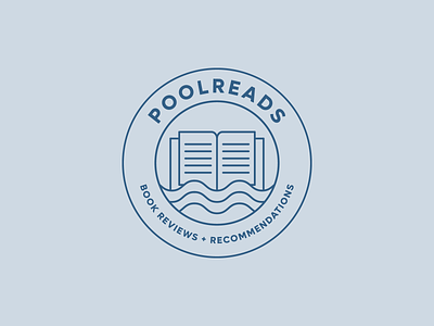 Poolreads Badge Design brand strategy branding graphic design logo typography