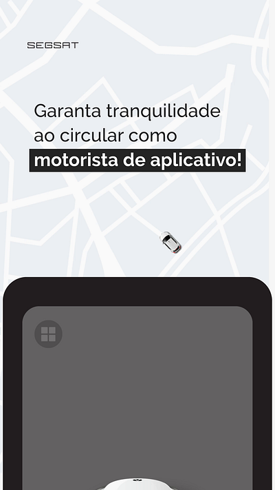 ADS Motoristas de App - SEGSAT ads animation car driver motion graphics