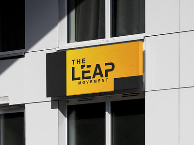 The Leap Movement brand identity branding business logo clean graphic design leap logo minimalist modern movement logo