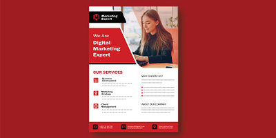 Poster For Digital Marketing Company/Agency | Practice Work banner banner for digital marketing branding design digital marketing digital marketing expert graphic design modern banner poster