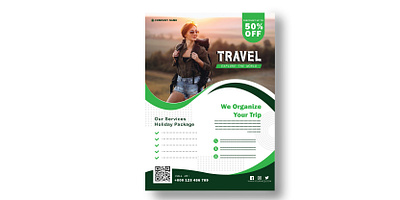 Banner For Travel Agency | Practice Work banner banner for digital marketing banner for travel agency branding design graphic design modern banner poster travel agency travel company