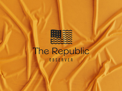 The Republic Observer brand brand identity branding branding design clean logo design envelop graphic design logo logo design minimalist logo stationery