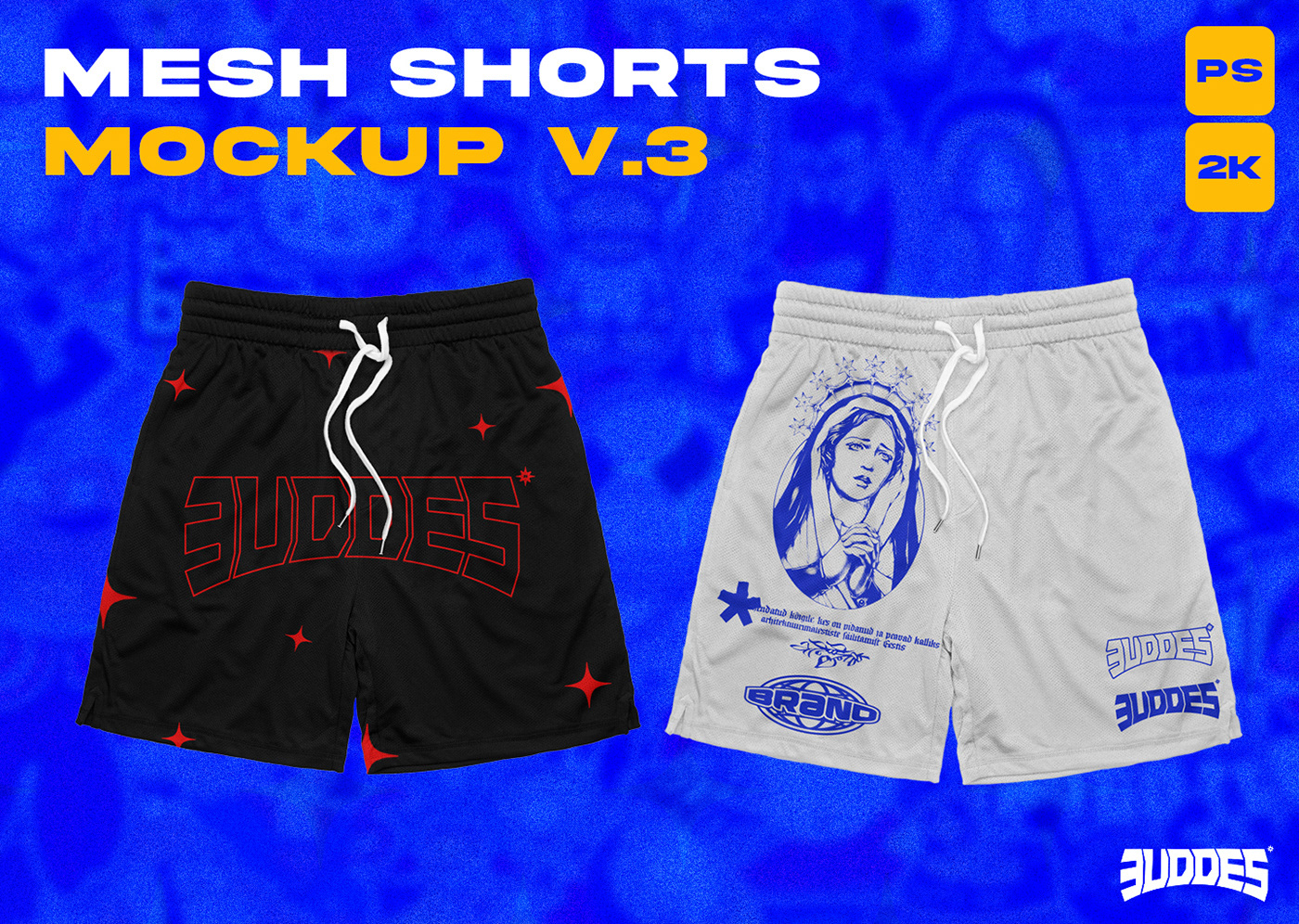 Mesh Shorts Mockup v.3 by 3UDDES on Dribbble