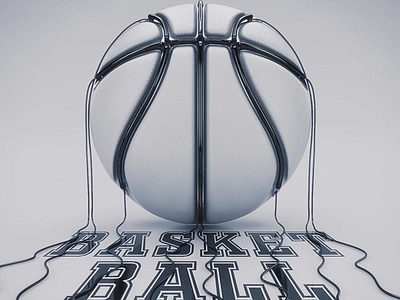 3D Basketball Logo graphic design logo