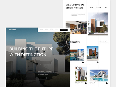 Real Estate Agent | Landing Page interaction landing page minimalism portfolio profesional real estate ui ux web design webflow