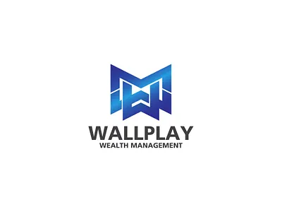 lettermark wallplay art branding design digitalart fontography graphic design illustration lettermark logo logodesign vector