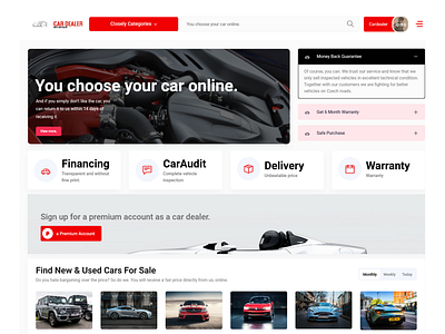 CarDealer – Buy Sell Car Marketplace Script Theme. branding graphic design illustration typography ui website