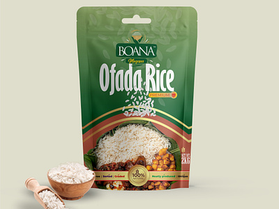 Ofada Rice - Product Design ofada rice ofada rice design ofada rice package ofada rice product design product design rice design rice design product rice design product design rice ofada design rice products