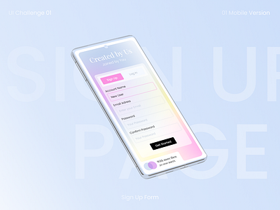 UI Challenge - Sign Up Form design form mobile product design responsive sign up ui ux web design