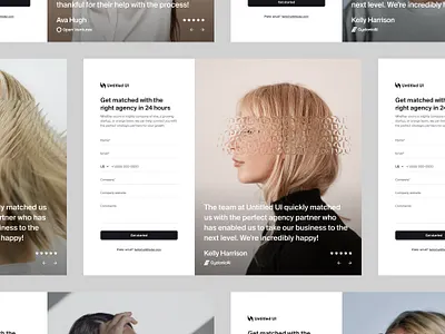Contact form — Untitled UI booking form contact form contact us create account form get in touch schedule split screen ui ui design user interface web design