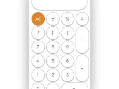 Calculator - #DailyUi ui