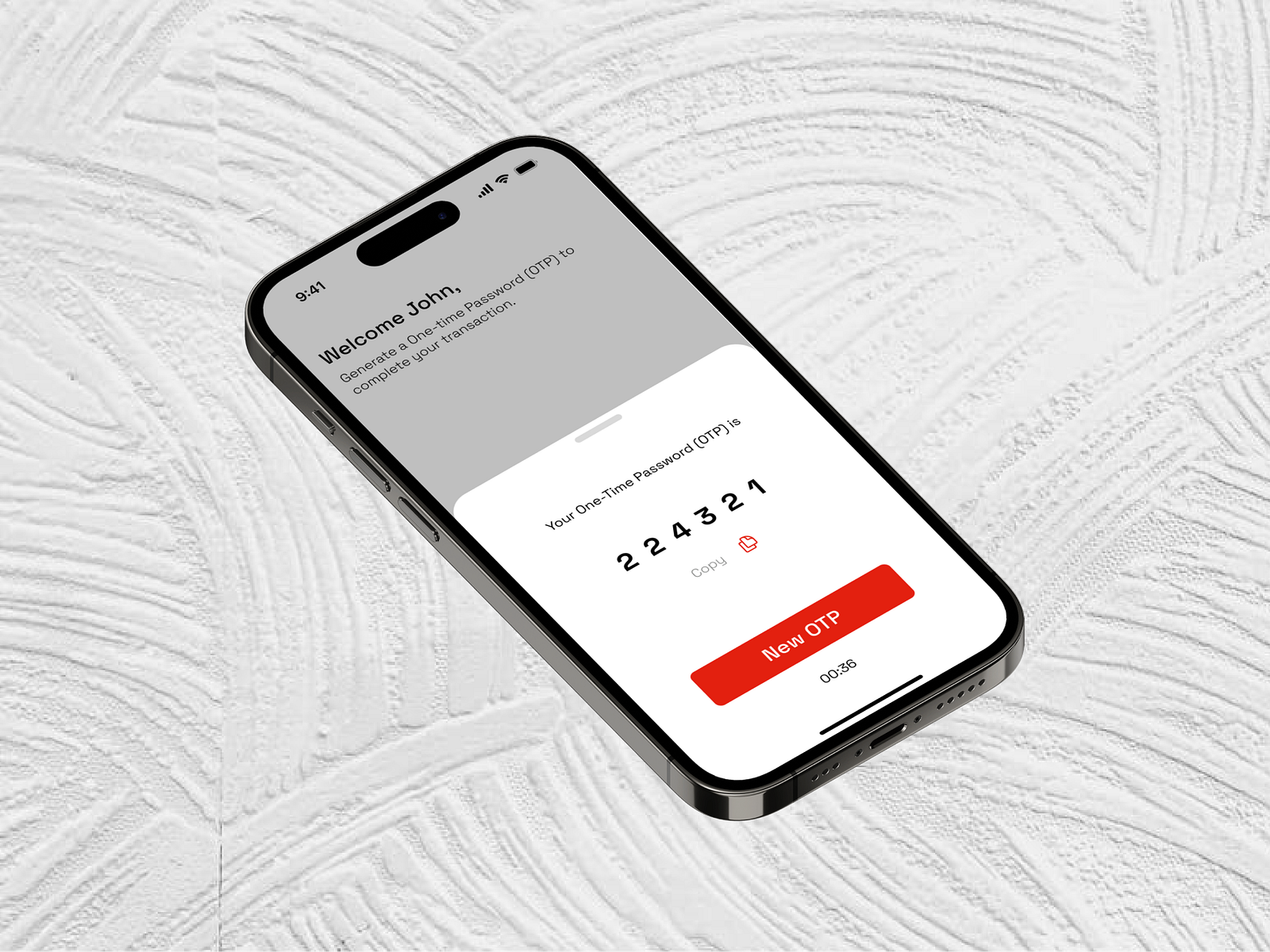 OTP Generated - Zenith Bank eToken by Emmanuel Tamuno-biribo on Dribbble