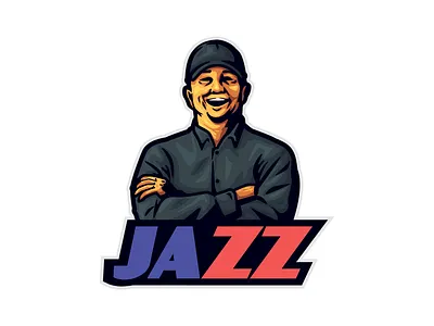 Logo for JAZZ Home Service branding cartoon character design design electrician handyman hvac illustration logo logo design mascot mascot design plumber plumbing repairman retro mascot