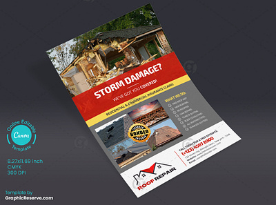 Roof Repairing Flyer Canva Template canva canva roof repairing flyer canva template design damage property repairing flyer flyer flyer design canva template hail damage alert hail damage alert flyer hail damage repairing flyer property damage roofing flyer reroofing reroofing flyer design roof repairing roof repairing flyer roof repairing service flyer roofing flyer roofing flyer canva template