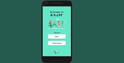 UI/UX | EXJSP App Prototype app design interactive multimedia uiux