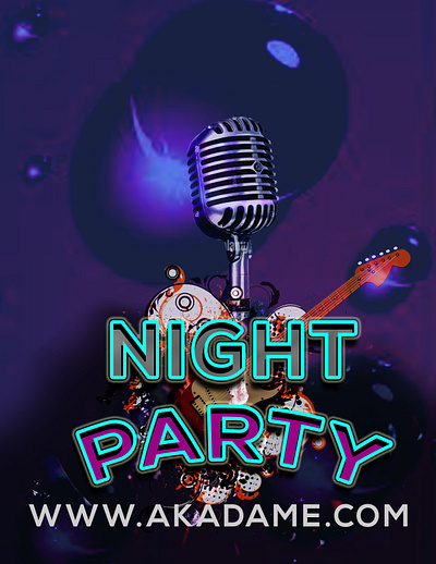 NIGHT PARTY app bokulislam360 branding design graphic design illustration logo ui ux vector