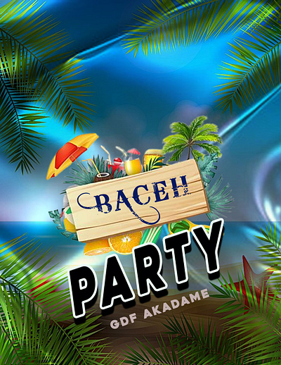 BACEH PARTY FLYER DESIGN app bokulislam360 branding design graphic design illustration logo ui ux vector