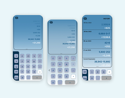 CALCULATOR UI DESIGN animation app branding calculator design figma graphic design illustration logo typography ui ux vector