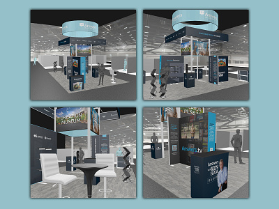 AIG BOOTH AT NRB 2022 - BOOTH DESIGN AND 3D RENDERING