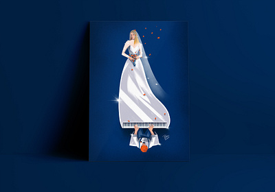 Wedding card art artist branding design illustration illustrator procreate