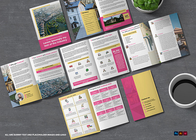 Brochure/ Booklet advertisement booklet branding brochure catalogue design digital flyer illustration print ui
