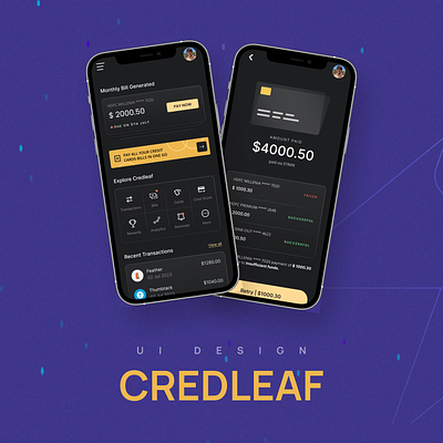 Credleaf animation design dribble interface product design ui userexperience userinterface ux