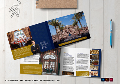 Hotel Brochure/ Booklet advertisement booklet branding brochure catalogue design digital flyer graphic design illustration print ui