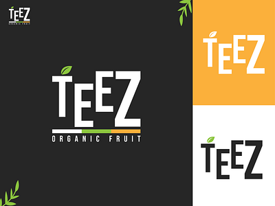 TEEZ - A Minimalist Logo For A Organic Brand abstract branding design food graphic design illustration logo logo brand minimalist minimalistic organic organic brand typography vector