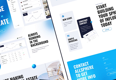 Real Estate agency apartment community landing page real estate ui ux uxuidesign