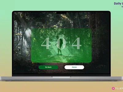 Daily UI 008: 404 Page 404page dailyui dailyui008 design ui ux