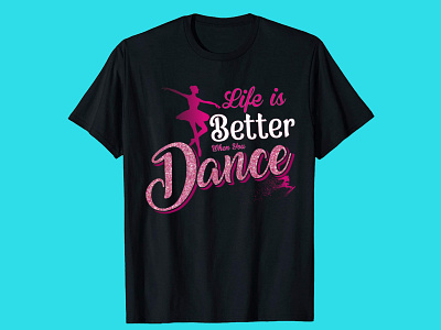 life is better when you dance t-shirt designs latin